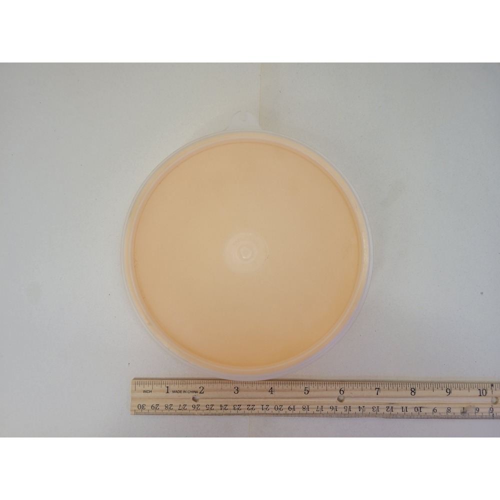 Tupperware Yellow Cereal Bowl with Translucent Seal C Lid‎ Vintage Cottagecore